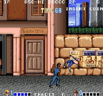 Double Dragon (Japan) screen shot game playing